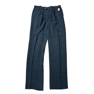 Vintage Greg Norman Performance Dress Pants Men's 36 Black Golf Slacks Rayon NWT